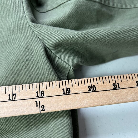 American Rag Army Green Bomber Jacket Mens Small Full Zip Military Gorpcore - Picture 7 of 8